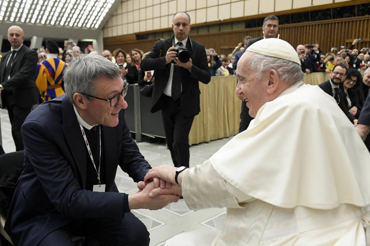 Cinquemila sindacalisti della Cgil in udienza dal papa: pace, lavoro e fraternità   